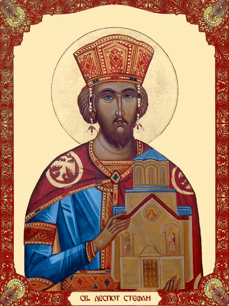 Šventasis Stefanas Lazarevičius Naujasis (aukštasis), serbas, karalius