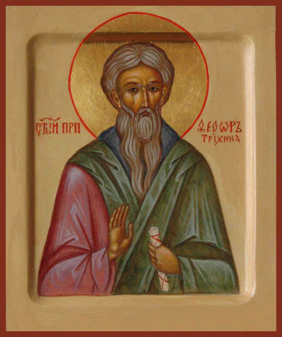 Šv. vienuolis Teodoras Trikhina ("plaukų marškiniai")