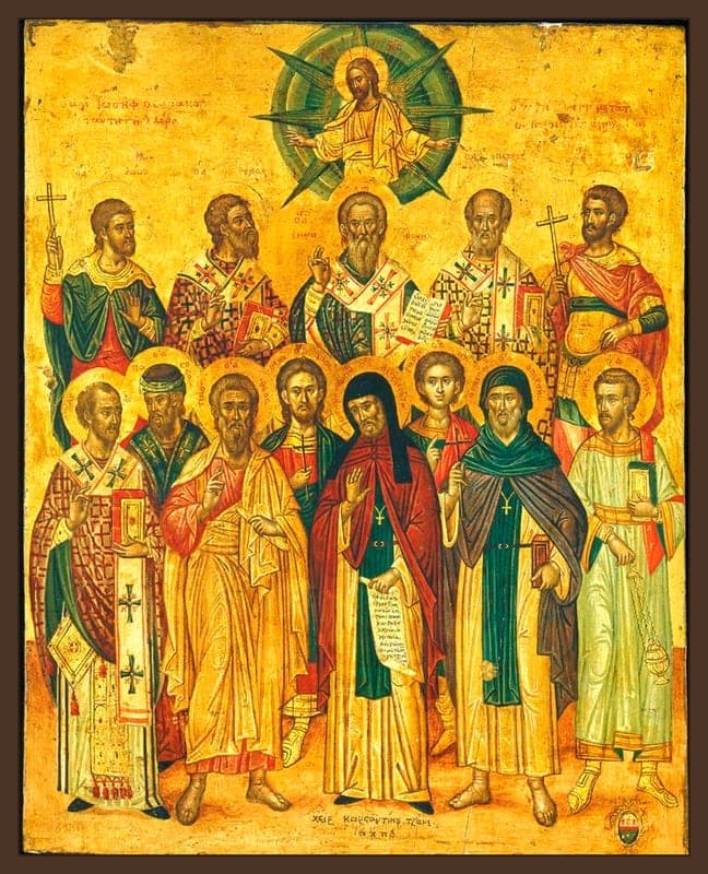 Hierokankiniai Manuelis, Jurgis, Petras, Leontis, Sionijus, Gabrielius, Jonas, Leontesas, Parodas ir kiti 377