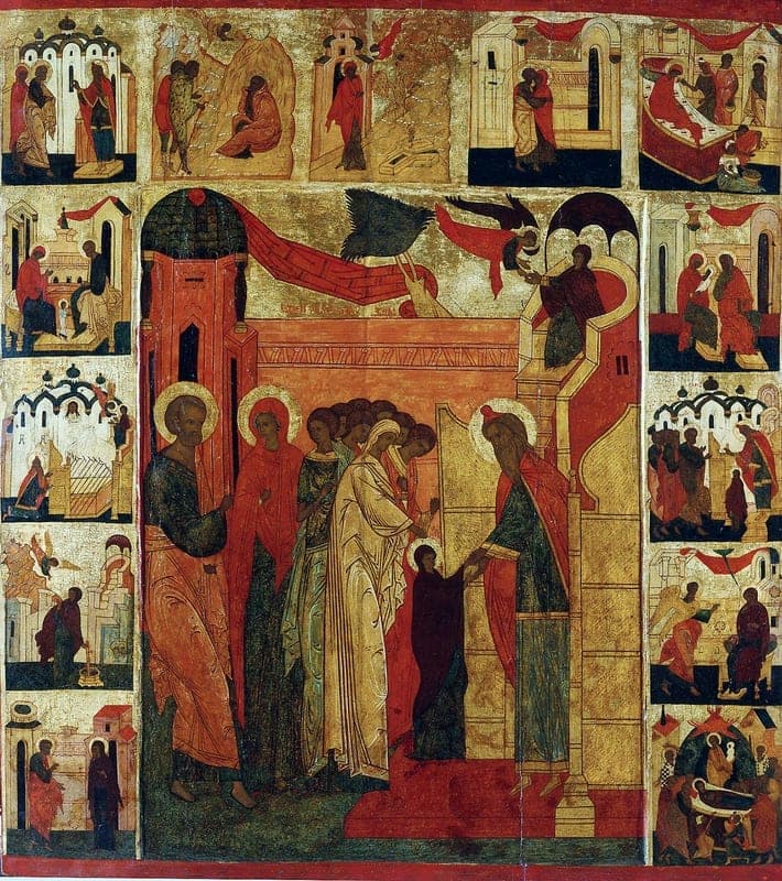 Įvadas (įėjimas) į Švenčiausiosios Dievo Motinos Theotokos ir Amžinosios Mergelės Marijos šventyklą