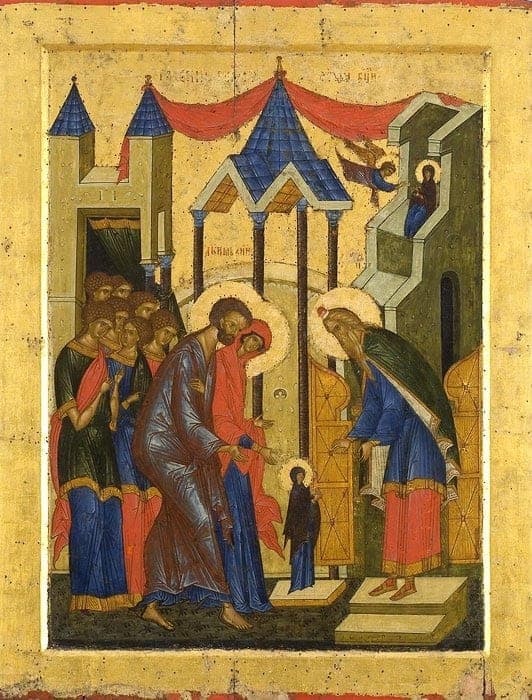 Įvadas (įėjimas) į Švenčiausiosios Dievo Motinos Theotokos ir Amžinosios Mergelės Marijos šventyklą