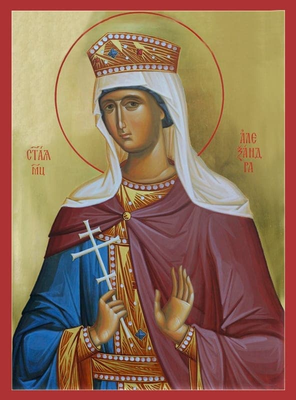 Šventoji Aleksandra iš Romos, Nikomedija, imperatorienė