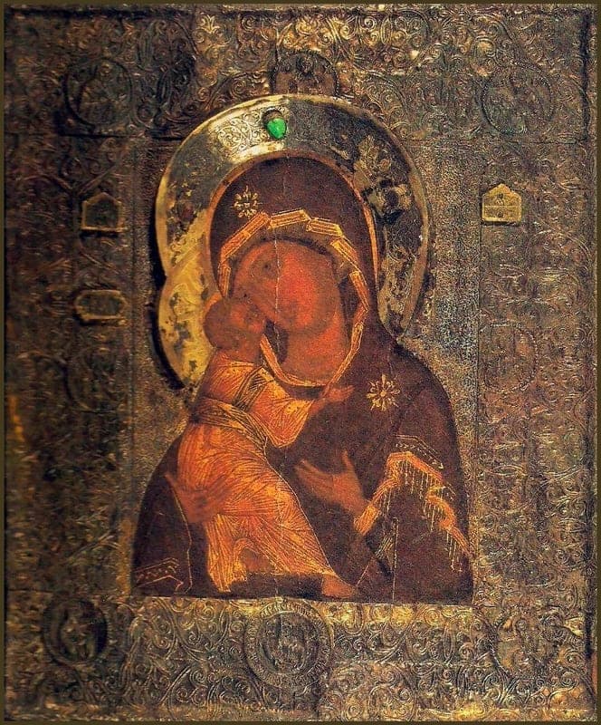 Vladimiro Dievo Motinos ikona (Zaonikievskaya) (1588 m.)