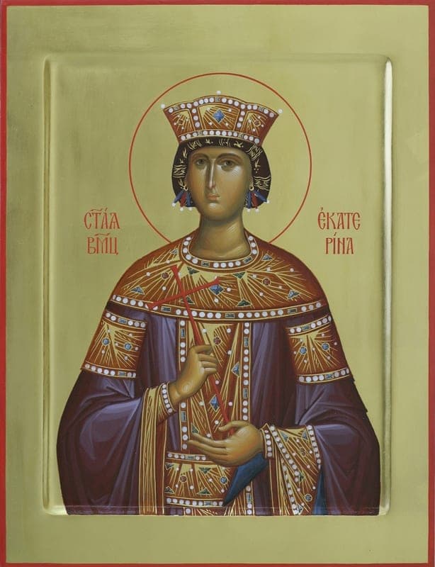 Šv. didžioji kankinė Kotryna Aleksandrietė, mergelė