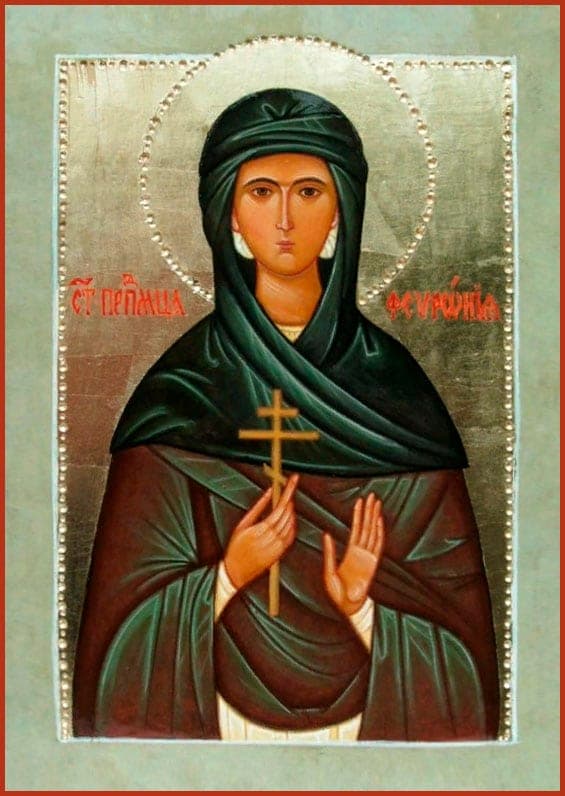 Šv. vienuolė kankinė Sirijos Febronija, mergelė