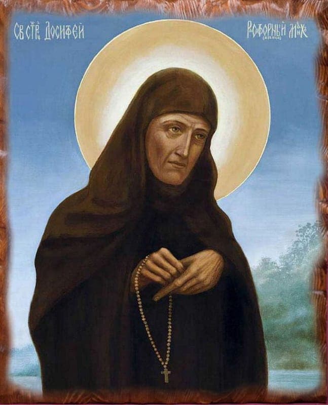 Šventoji Dositėja (Tyapkina), Kijevas, atsiskyrėlis