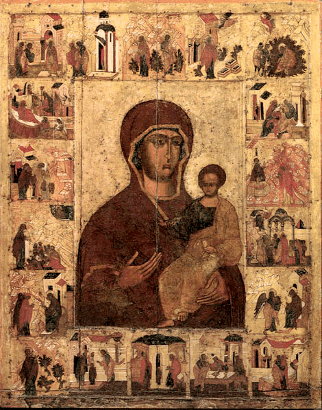 Dievo Motinos Hodegetrijos iš Ustyuzhenskaya ikona (1290)