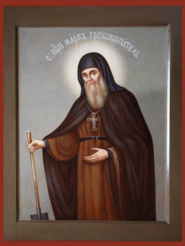 Šventasis Pečersko Markas, kapų kasėjas