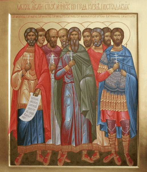 Devyni Kiziko kankiniai: Teognis, Rufusas, Antipatras, Teostichas, Artema, Magnusas, Teodotas, Faumasijus ir Filemonas