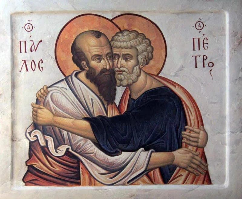 Šlovingi ir visų pripažinti vyriausieji apaštalai Petras ir Paulius