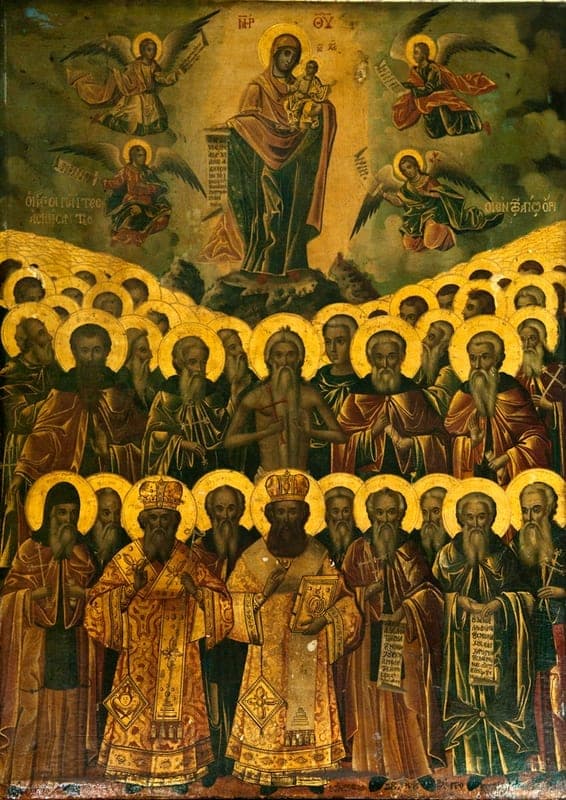 Visų garbingų ir Dievą nešančių tėvų Susirinkimas, spindėjusi Šventajame Atono kalne