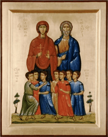 Septyni Makabi kankiniai: Abim, Antoninus, Gurias, Eleazar, Eusevo, Alimas ir Marcellus, jų motinos kankinės. Saliamonas ir jų mokytojas kankinys. Eleazaras