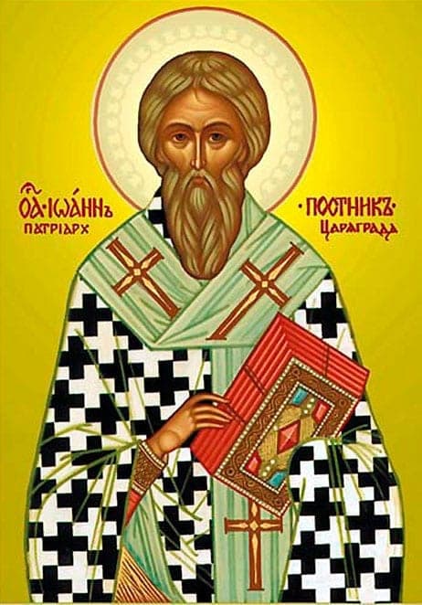 Šventasis Jonas pasninkautojas, Konstantinopolis