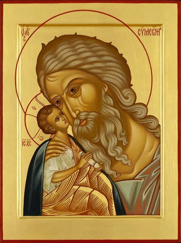 Šv. teisusis Simeonas, Dievą priimantis