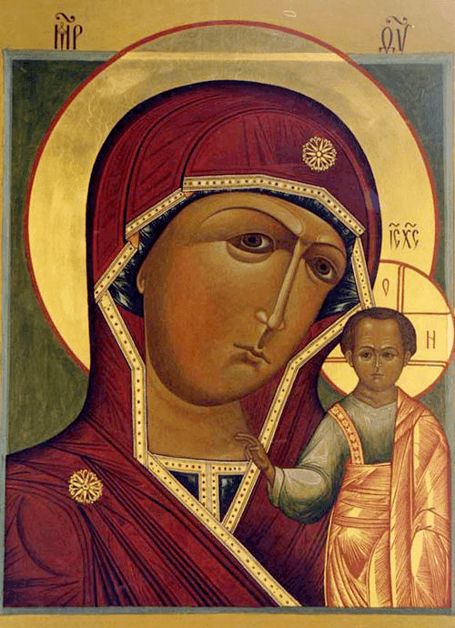 Kazanės Dievo Motinos piktograma (Penza) (1717)