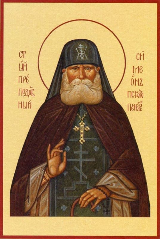 Šventasis Simeonas (Želninas), Pskovas-Pečerskas