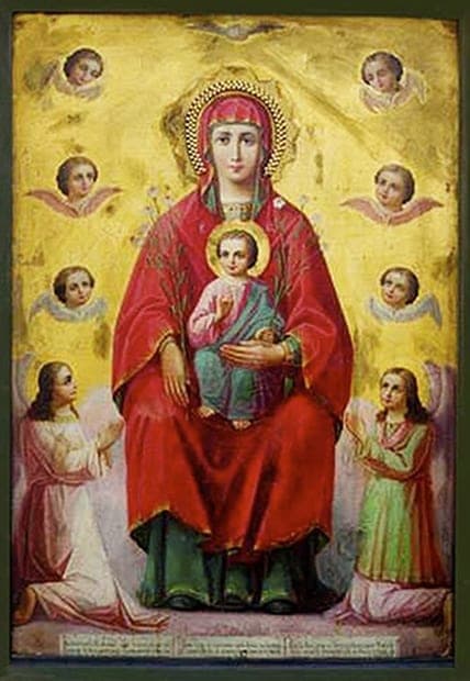 Dievnogorsko Sicilijos Dievo Motinos ikona (1092)