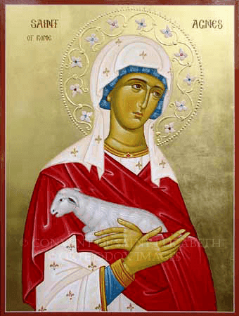 Šv. kankinė Agnija (Ana) Romietė, mergelė