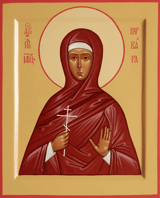 Šv. vienuolė kankinė Varvara (Jakovleva) Alapajevskietė