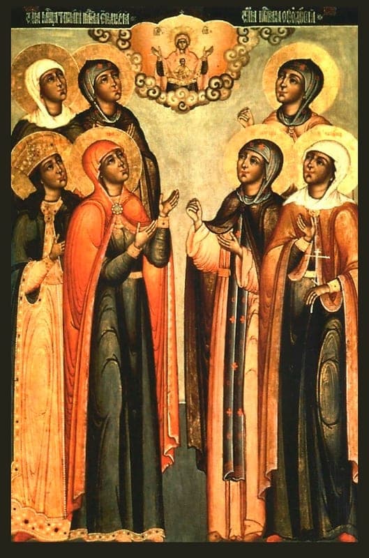 Kankinės Tecusa, Aleksandra, Polactia, Klaudija, Eufrazija, Atanazija ir Matrona iš Ancyra (korinto), mergelės