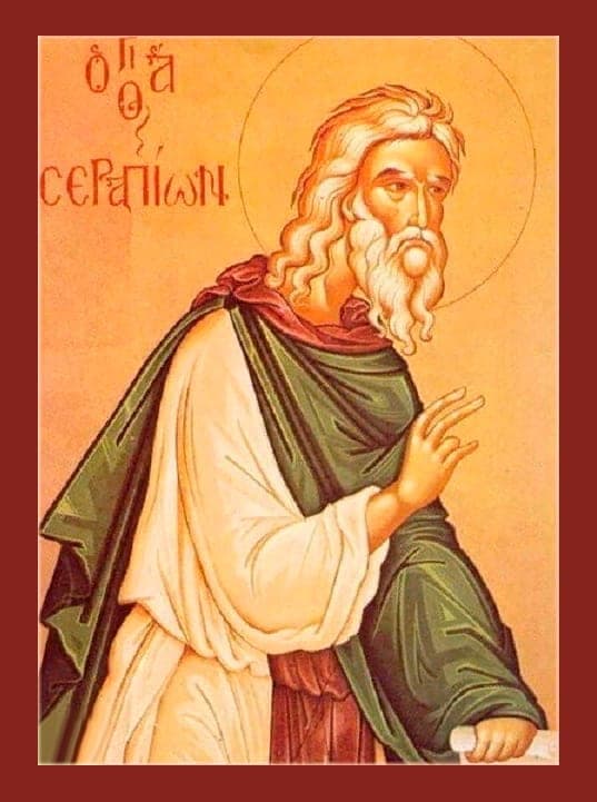 Šventasis Serapionas Sindonitas, Egiptas