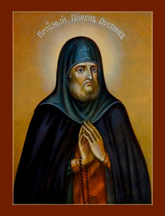 Šventasis Pečersko šventasis Pimenas, greičiau