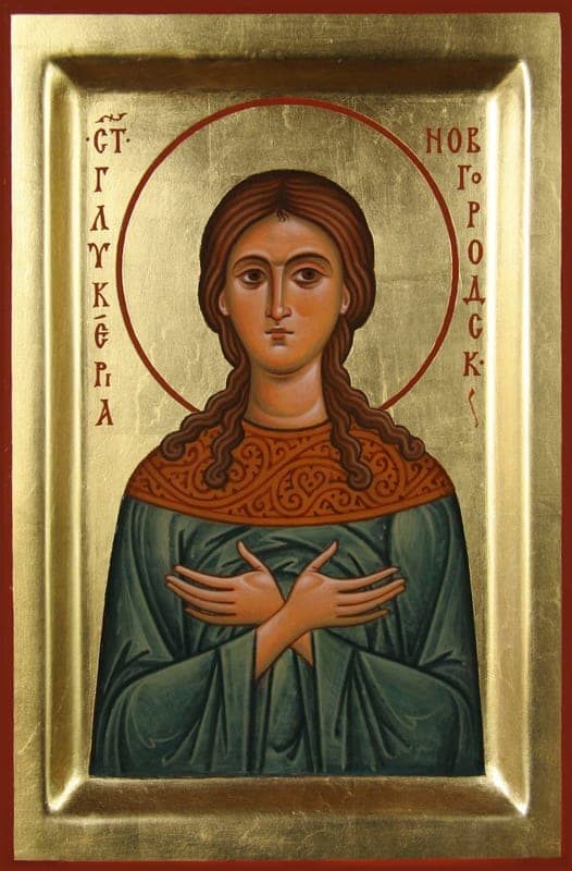 Šventoji Novgorodo Glicerija, mergelė