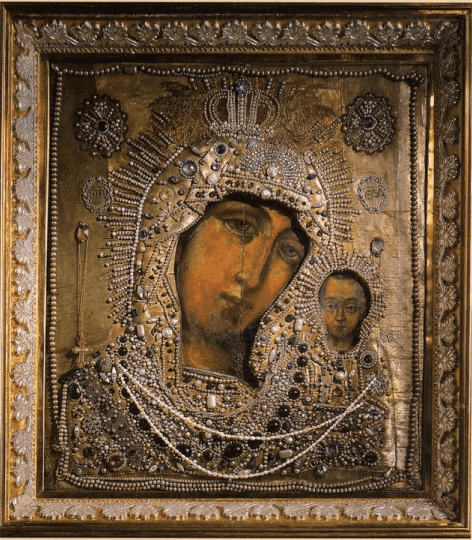 Kazanės Dievo Motinos ikona (Peterburgo sąrašas) (1721)