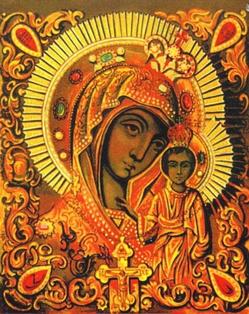 Kazanės Dievo Motinos ikona (Vyshenskaya) (1812)