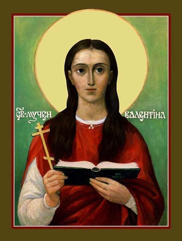 Šventoji Valentinas Cezarietis (Palestinietis), mergelė