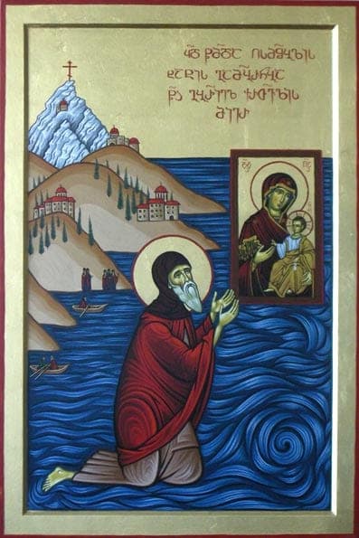 Šventasis Gabrielius Svjatogorecas, Iveronas (Athosas)