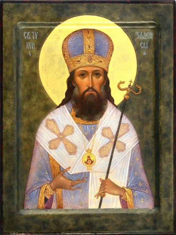 Šventasis Tikhonas iš Voronežo, Zadonskas
