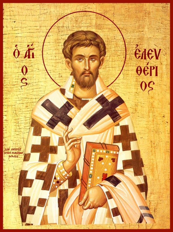 Šv. kankinys kunigas Eleuterijus Ilyrietis, Roma