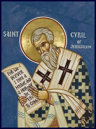 Šv. vyskupas Kirilas Jeruzalietis