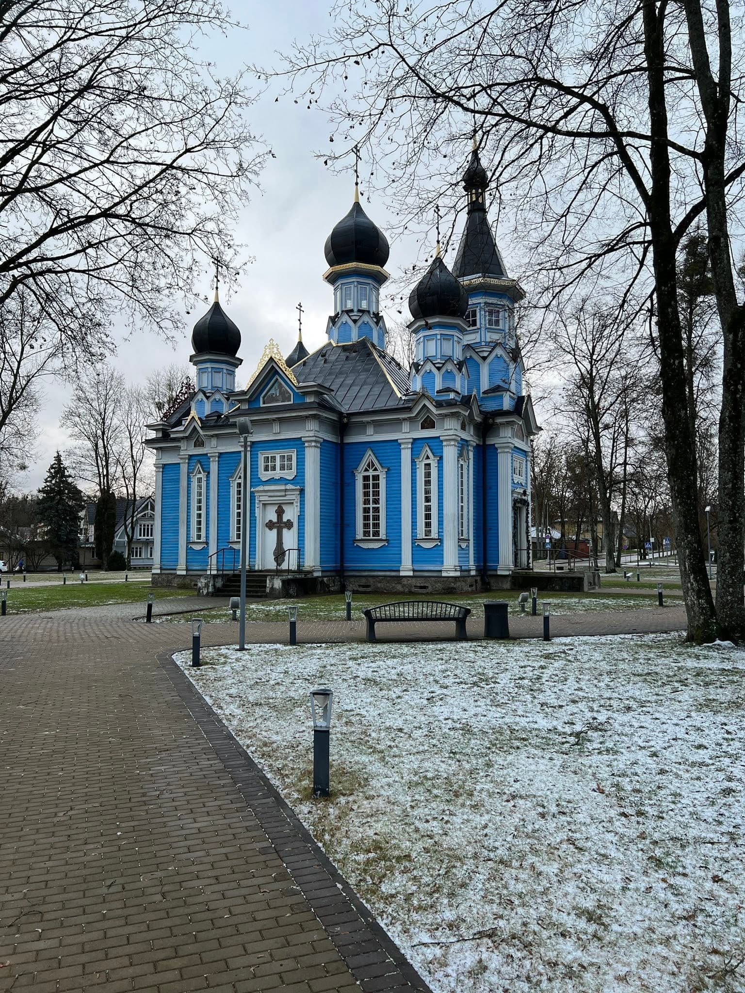 Посещение храма в Друскининкай